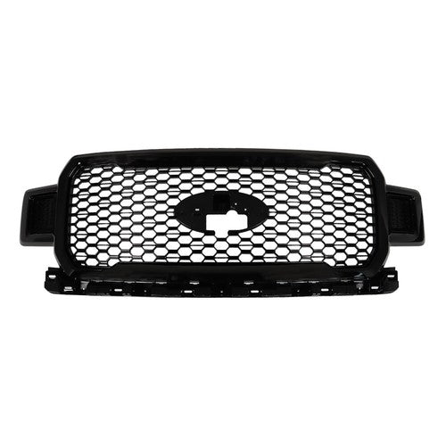 DURAFORCE Agate Black Front Radiator Grille Assembly For Ford F-150 2018-2020 JL3Z8200SL
