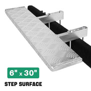 DURAFORCE 6"x30" Heavy-Duty Aluminum Boat Trailer Step Frame Mounting Bolt-On Step Surface