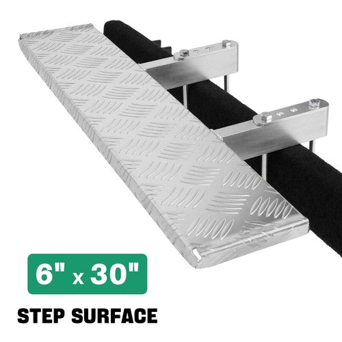 DURAFORCE 6"x30" Heavy-Duty Aluminum Boat Trailer Step Frame Mounting Bolt-On Step Surface