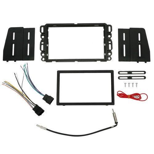 DURAFORCE Double Din Dash Kit Stereo Radio Installation With Wire Harness For Chevrolet