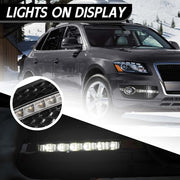 DURAFORCE LED DRL Fog Lights Bezel Cover Lamp w/Wire harness switch For 2009-2012 Audi Q5