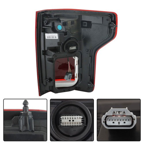 DURAFORCE Fit For Ford F150 2018-2020 LED w/Blind Spot Quality Driver Passenger Tail Light