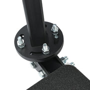 DURAFORCE For Bass Boat 2 Steps Rotatable 360 Dual Boat Trailer Steps w/ Handle Combo