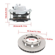 DURAFORCE For Chevrolet Disk Brakes 14 Bolt Complete Disc Brake Conversion Kit 10.5 SRW