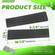 DURAFORCE Fit For 09-14 Ford F150 Tailgate Top Protector Spoiler Cover Moulding Cap Black