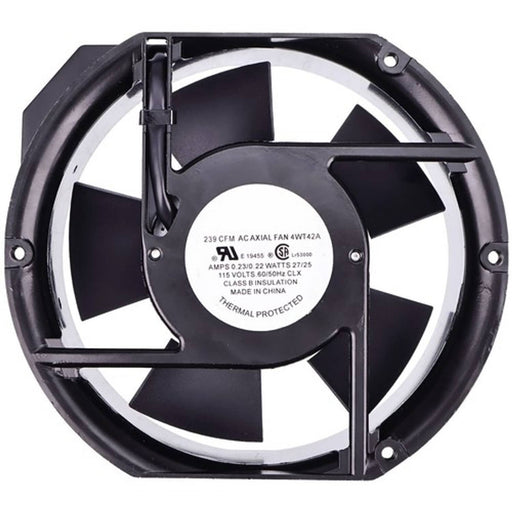 DURAFORCE AC Axial Cooling Fan For Dayton 4WT42A 115V 0.23/0.22A 27W 115V 239 CFM 17CM