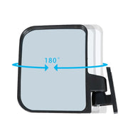 DURAFORCE Side Mirrors With Led Turn Signal Light Rear View Mirrors For EZGO Golf Cart