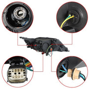 DURAFORCE Left+Right Halogen Fit For 15-20 Chevrolet Impala Headlight Headlamps Pair Black