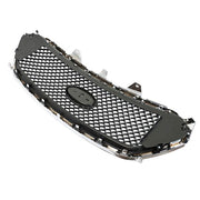DURAFORCE Mesh Front Upper Bumper Grille Plastic Chrome Frame For Ford Taurus 2013-2019