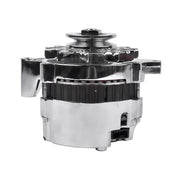 DURAFORCE 180A Chrome Alternator CS130 Style V-Belt Pulley for Chevy GM 7.4 5.0L 5.7L 6.2L