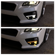 DURAFORCE LED DRL Turn Signal Fog Lights Lamps w/Wiring for 2015-2017 for Subaru WRX STI
