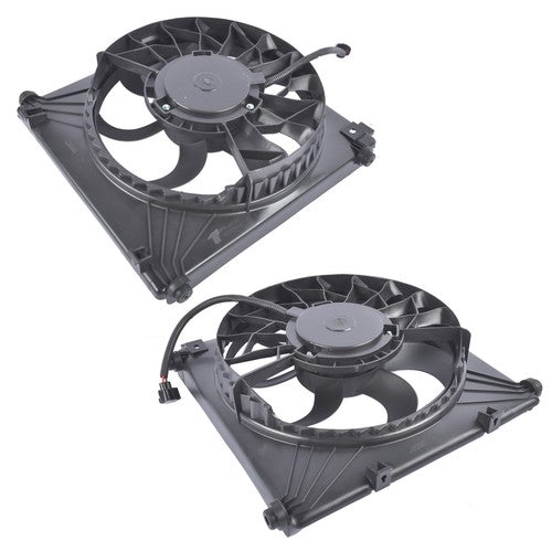 DURAFORCE Right Left Radiator Cooling Fan & Shroud Assembly for Tesla S Sedan 4-Door 12-20