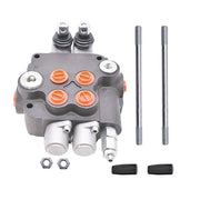 DURAFORCE 2 Spool 21 GPM 3600 PSI NEW Hydraulic Control Valve Double Acting SAE Ports