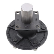 DURAFORCE 2PC Pre-Assembled 5 x 5.5" Trailer Hub Kit & Flange #84 Spindle With Bearing Kit
