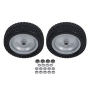 DURAFORCE 3.4' Axle Hole For Lawn Mower Solid Tire 2-Pack 13X5.00-6 Tire & Wheel Flat Free
