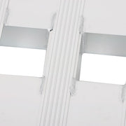 DURAFORCE 1 Pair 6063 Aluminum Silver 84" × 14" Ramps 6000Lbs Car Trailer Truck Hook End