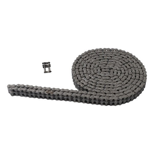 DURAFORCE #35-2 Duplex Roller Chain 10 Feet Heavy Duty Double Strand with 2 Master Links
