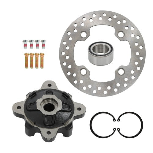 DURAFORCE Front Wheel Hub Brake Rotor Kit For Polaris RZR570 RZR900 ACE570 ACE900 5137127