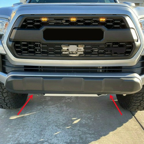 Front Lower Bumper Valance Panel Skid Plate For Toyota Tacoma 2016 2022 Black