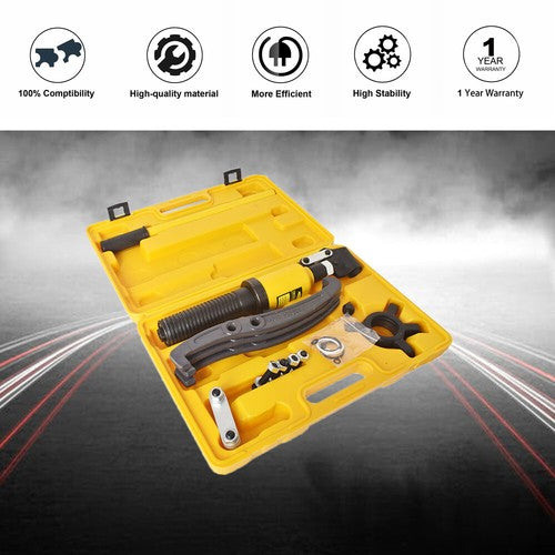 DURAFORCE 3 Jaw Hydraulic Gear Puller Pumps Oil Tube Drawing Machine 5 Ton with Case