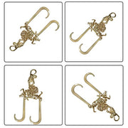 DURAFORCE FIT For G70 5/16" V-Chain Bridle w/ 15" Large J Hooks,J-Hook w/ Grab Hooks 3' US