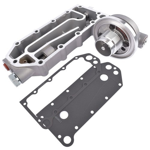 DURAFORCE Oil Cooler Cover Filter Head for Cummins 6CT ISC QSC 8.3 ISL QSL 3974325 3974324
