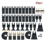 DURAFORCE 43 PCS Oscillating Saw Blades Multitool Kit for Wood/Metal/Plastics Cutting