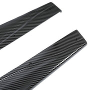 DURAFORCE For BMW M4 2015-2020 19 Carbon Fiber Style Side Skirt Extension Splitters