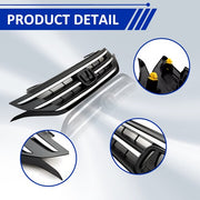 DURAFORCE ZZ2V00502 Front Bumper Upper Grille Grill w/Chrome Trim for Honda CRV 2012-2014