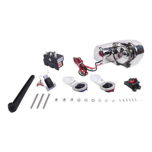 DURAFORCE Horizontal Boat Anchor Windlass Kit FO3930 600 Watts 12V DC w/ Circuit Breaker
