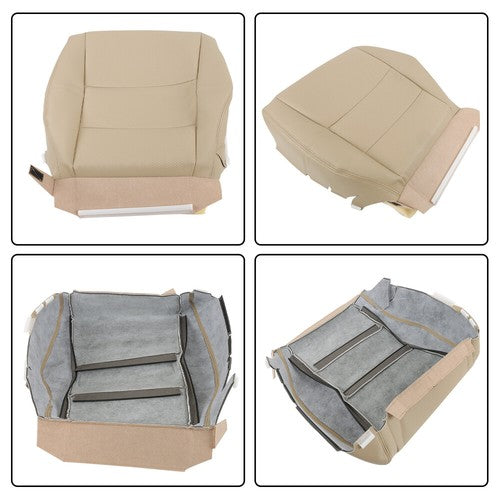 DURAFORCE Seat Cover Fit For Acura RDX 2007-2012 Driver Bottom Perforated Tan Leather New