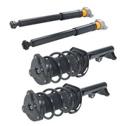 DURAFORCE 4PCS Front Complete Struts Rear Shocks For Mercedes E350 2010-2014 RWD 501798019