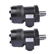 DURAFORCE 2x 1" Shaft Hydraulic Motors 2 Bolt Mount for Char-Lynn Eaton H Series 101-1701
