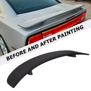 DURAFORCE Fits Dodge Charger 2011-2023 Rear Trunk Wing Spoiler Factory Style Black ABS 1PC