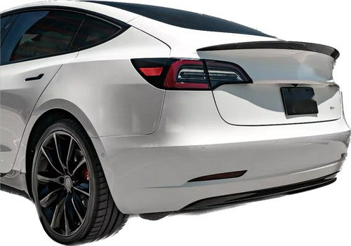 DURAFORCE Rear Trunk Spoiler Wing for 2017-2023 2019 Tesla Model 3 Carbon Fiber Look