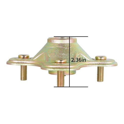 DURAFORCE Rear Wheel Axle Hub For 1993 Yamaha Kodiak 400 YFM400FW Fa YFM400A 2X4 4X4