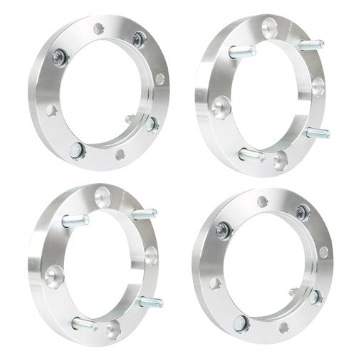 DURAFORCE Wheel Spacers 4x156 1" 131mm M12x1.5 Silver 4Pcs For Polaris Polaris RZR 2015+