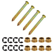 DURAFORCE Car Heavy Duty Door Hinge Pins Pin Bushing Kit For Ford F-150 F-250 F-350 Bronco