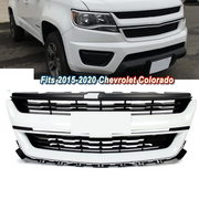 DURAFORCE For Chevrolet Colorado 2015-2020 Front Bumper Grille Upper Grill Summit White