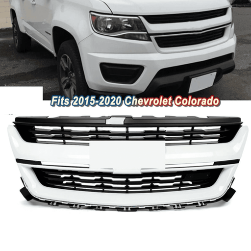 DURAFORCE For Chevrolet Colorado 2015-2020 Front Bumper Grille Upper Grill Summit White