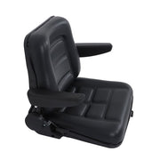 DURAFORCE Foldable With Sliding Rail W/Armrests Seat For Universal Tractors Forklifts