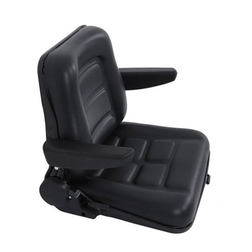 DURAFORCE Foldable With Sliding Rail W/Armrests Seat For Universal Tractors Forklifts