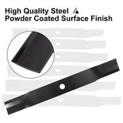 DURAFORCE 12 Mower Blades Fit John Deere #TCU15881 737 757 777 797 60" Decks #M131958