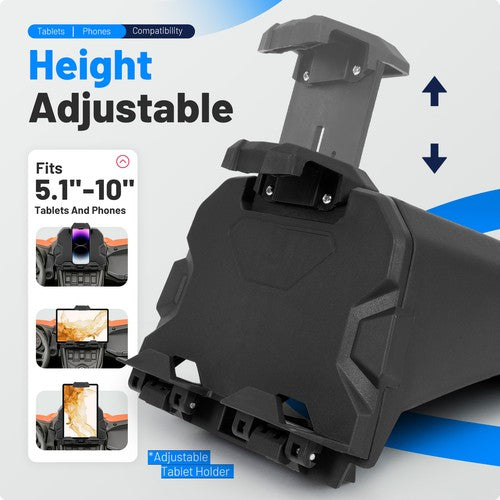 Tablet Holder Electric Device Mount For 2017-2025 2018 2019 Can Am Maverick X3