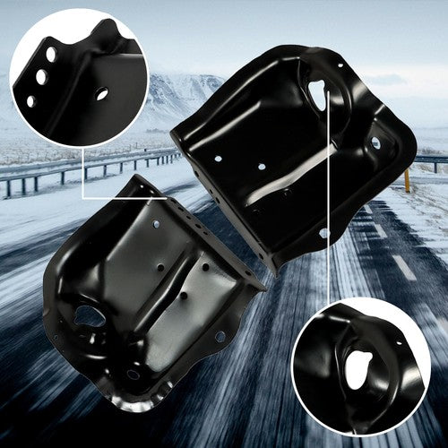 DURAFORCE For Ford F-150 1980-1996 Front Coil Spring Tower Shock Mount RH&LH Black Set 2Pc
