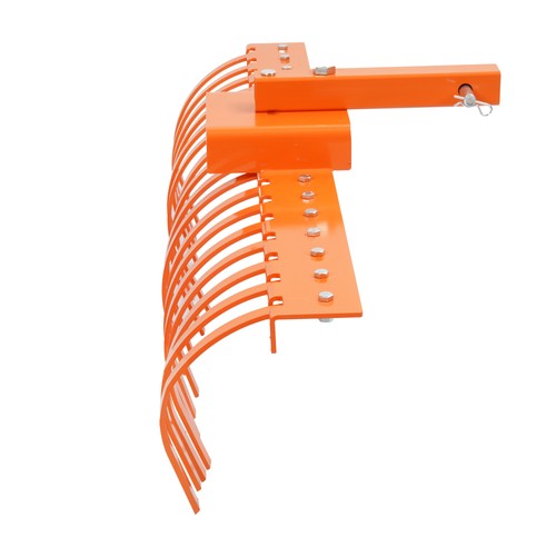 DURAFORCE For 2" Receiver for Lawn Tractors or ATV UTV 48" Pine Straw Rake Landscape Rake