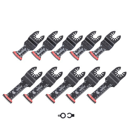 DURAFORCE Oscillating Multitool Blades Kit 10 PCS Japanese Tooth Saw Blades Extra-Long