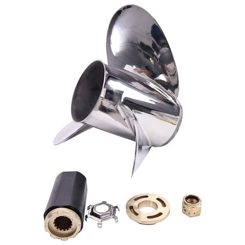 DURAFORCE Impeller 48-8M0151386 For Mercury Plus Propeller 14 5/8 x 25 Pitch Right