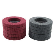 DURAFORCE 10 Pcs 4-1/2" Scour Flap Discs 320 & 600 Grit Sanding Discs for Angle Grinder