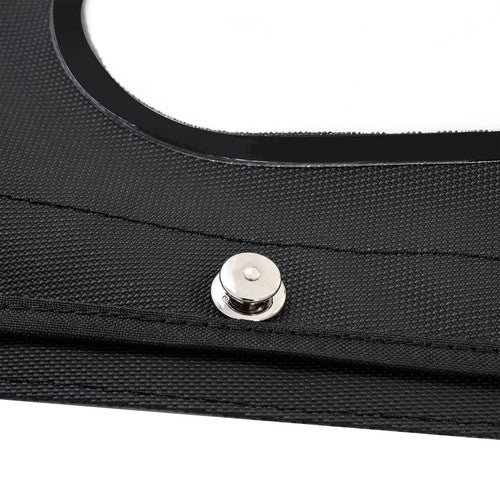 DURAFORCE Convertible Soft Top w/ Clear Window Black Sailcloth Vinyl For MG Midget 1970-80
